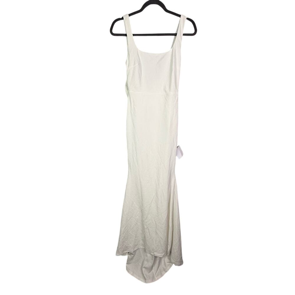Lulus Loving Fate White Bow Square Neck Backless Maxi Dress White Size XS - Picture 3 of 6